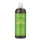 SheaMoisture African water mint detox & stimulate bubble bath & body wash, 16 Fluid Ounce