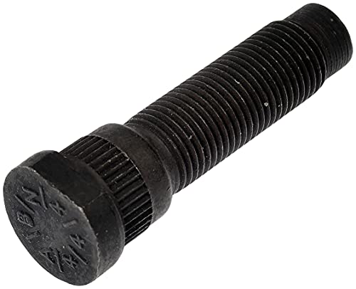 Image of Dorman 610-444 1 /2-20 Serrated Wheel Stud - .628 in. Knurl, 2-1 /16 in. Length Compatible with Select Ford /Lincoln /Mercury Models, 10 Pack (Made in USA)