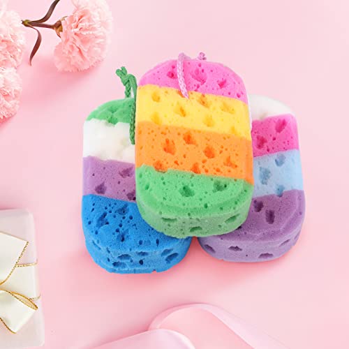 3-Pcs-Exfoliating-Bath-Sponges-for-Shower-Bath-Sponge-Loofah-for-Body-Wash-Bathroom-Vivid-Colors-Soft-Bathing-Accessories