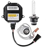 Xenon HID Ballast Control Unit Kit with Igniter & D2S Bulb | Fit for Infiniti G35 G37 FX35 | for Nissan Altima Maxima 350Z Murano Rogue | Replaces #28474-89904, 28474-8991A, 28474-89907, NZMNS111LANA