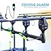 Imagen de UPKOCH Alarma Picada Pesca Portátil Duradera Detector Sensible Equipo para Carpfishing con Campana y Aviso Visual Azul