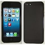 Catchif® iPhone 5/5S Case with Bumper and Transparent Back Protection (Black Color)