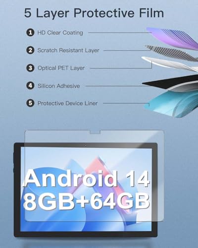 Protector de pantalla para Tablet ATOZEE NV10S 10 pulgadas vidrio templado miniatura 3