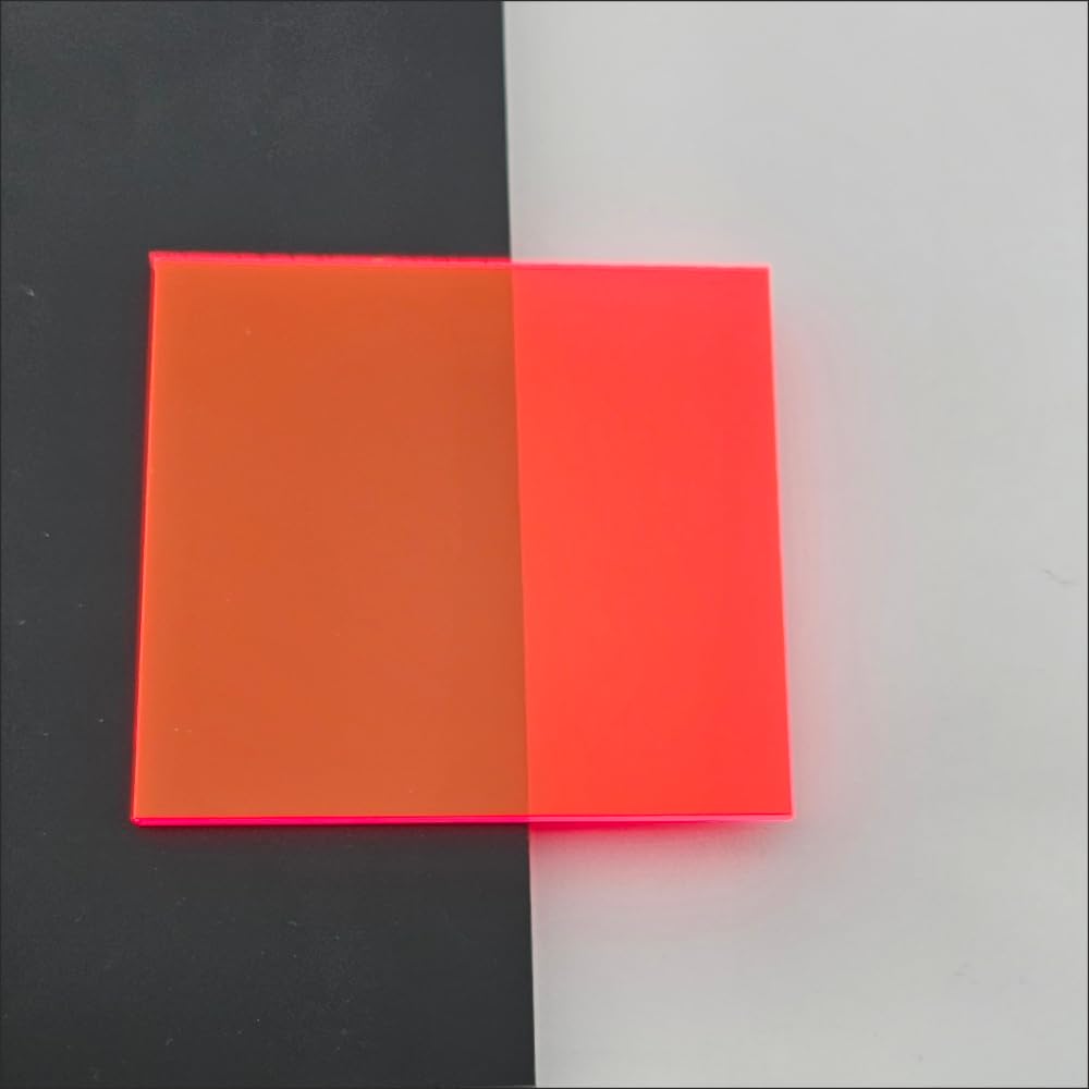 Lastra Acrilica Colorata 150x150x3mm, Verde Fluorescente, Adatta Per Interni Ed Esterni, Fai-da-te E Decorazioni - 2