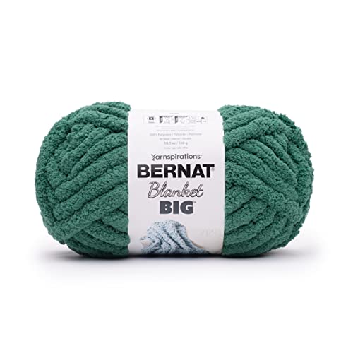 Create Stunning Projects with Bernat Blanket Yarn in Malachite Shade