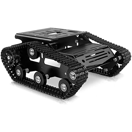 ANAN Telaio cingolato per Robot, Smart Car Robot Car Platform, Robot Tank Chassis Kit con Motori 2WD, Fai da Te Giocattolo Robotica Scienza, per progetti di Robot Arduino/Raspberry Pi