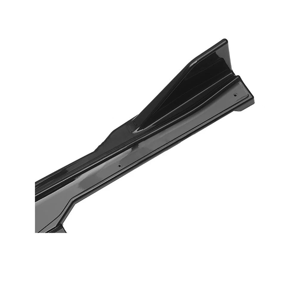 Séparateurs Bas Caisse Extensions De Jupes Latérales en ABS Noir Brillant pour BMW Série 8 G14 G15 2 Portes 2021-2025
