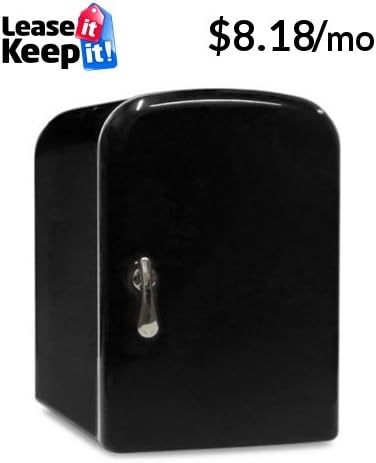 4 Liter AC/DC Portable Mini Fridge Cooler Warmer (Black)