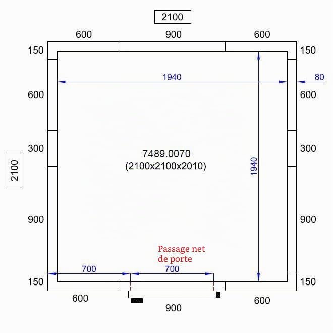 CombiSteel Professional Cold Room - Height 2010 mm