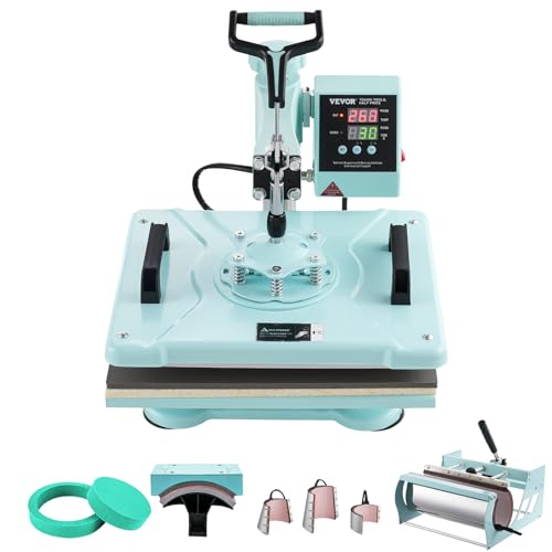 Machine de Sublimation 8-en-1 VEVOR Presse à Chaud pour Textile et Tasses