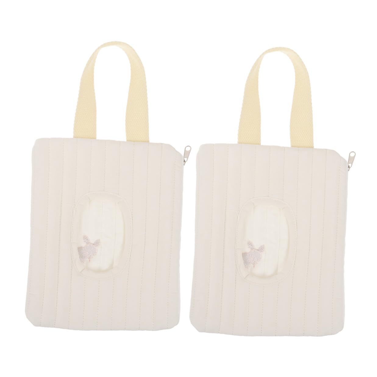 2pcs Portable Wipes Dispenser for Diaper Bag Reusable Cotton