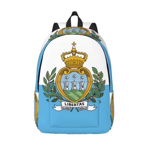 Sac à dos ordinateur femme motif Saint-Marin pour le travail