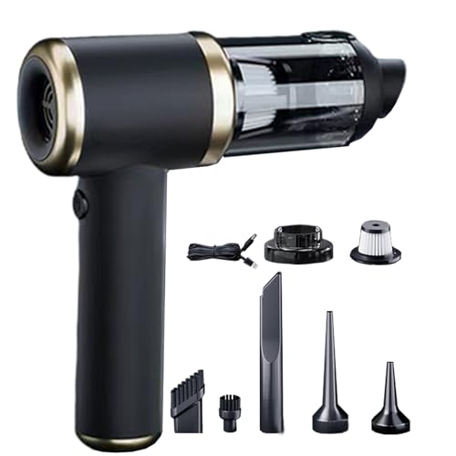 Générique Aspirateur de Voiture | sans Fil 5500Pa Nettoyeur À Débris | Aspirateur pour Véhicules - pour Tableau De Bord Sièges Tapis Maison Salon Pièces À Vivre Poussière Résidus