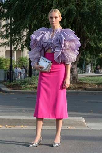 TNYNFBEB Womens Kitten Heel Pointed Toe Pumps Beaded Slingback Slip-on Buckle Prom Party Dress Basic Classic Patent Leather 2.6 Inches Heels2