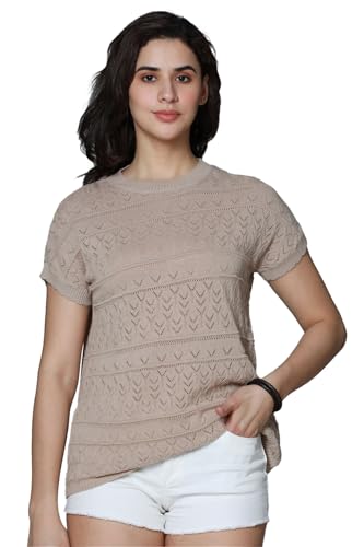 T-shirt en coton pour femme HIGH STAR idéal pour le style décontracté de tous les jours