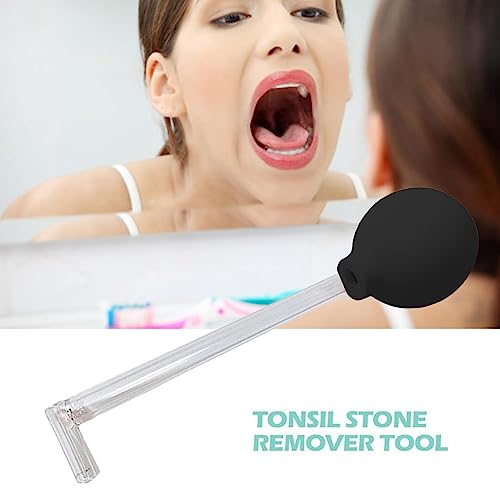 remoção pedra da amígdala | Canudos para remoção limpeza remoção longa Canudos para limpeza oral | A