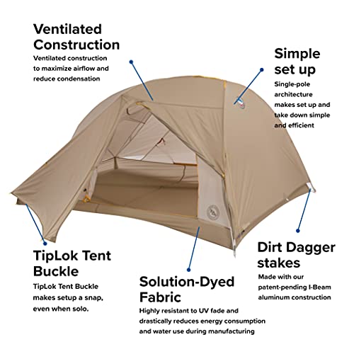 Big Agnes Tiger Wall Ul3 Ultralight Bikepacking Tent With Uv-Resistant Solution Dyed Fabric #TOP2