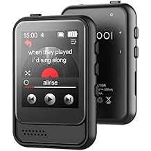 MP3 Player with Bluetooth 5.3,Portable Music Player with Speaker and Micro SD Card Slot MP3 Player with FM Radio,Video,Voice Recording,Earphone for Kids,Jogging and Gift,Max 512GB Expand