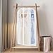 Zilink Dress Garment Bags for Storage 72-inch with Clear Window and 3