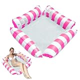 CUVZORA Colchón hinchable para piscina, juguete acuático 4 en 1, hamaca...