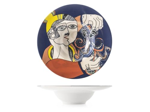 H&H Set 6 Piatti Pasta Pablo Cm 28