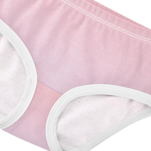 Joisal Durable Toddler Underwear Floral 2t Cotton Panties for Girl Blush Pink Lilac Gradient Briefs Undies Kids4