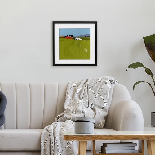 Affiche encadrée blanche pour sublimer un mur blanc vide - 2