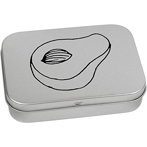 110mm 'Delicious Avocado Half' Metal Hinged Tin/Storage Box (TT00074099)