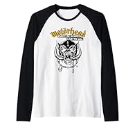 Official Motörhead Merchandise Motörhead T-Shirts for Men, Women, Girls and Boys; Motörhead 50th Merchandise Lightweight, Classic fit, Double-needle sleeve and bottom hem