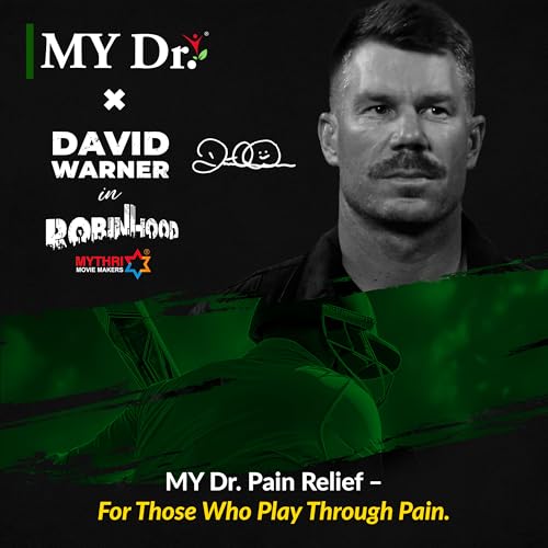 Image of MY Dr. Pain Relief Cream | Instant Relief for Back, Knee, Neck, Shoulder & Muscle Pain |100% Ayurvedic, Non-Sticky, Fast Absorbing Pain Cream| Long-Lasting Comfort | 60g(50g+10g Free) (Pack of 1)