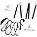SEWOART 2pcs Car Cover Straps Wind Protector Elastic Adjustable Rope for Car Clothing Fastening Belt