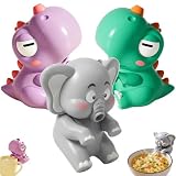 Essen Kalt Puster, Puste Elefant für Essen, Mini-Ventilator Zum Anklemmen Mit 3 Geschwindigkeiten, für Suppen, Nudelsuppen, EintöPfe, Kaffee Usw (A+B+C)