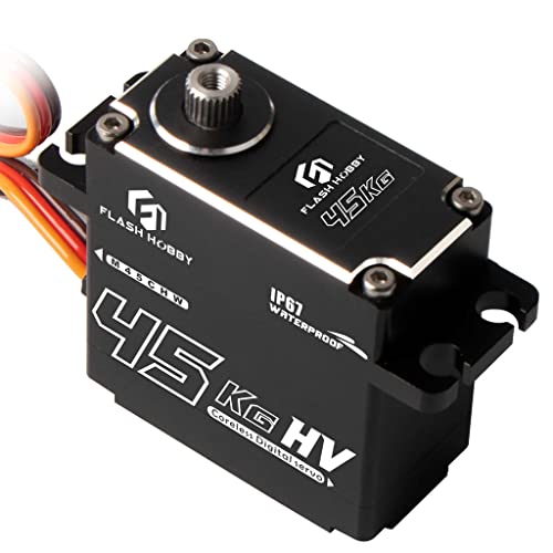 45Kg 8V 0.011 Sec Standard Or 180 Degree Waterproof Servo Motor For Drone Uav Rc Car Robot Arm Boat Helicopter Airplane #TOP1