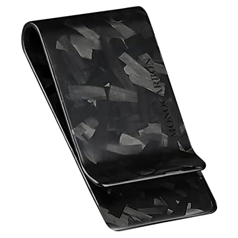 MONOCARBON Carbon Fiber Money Clip for Men Cover