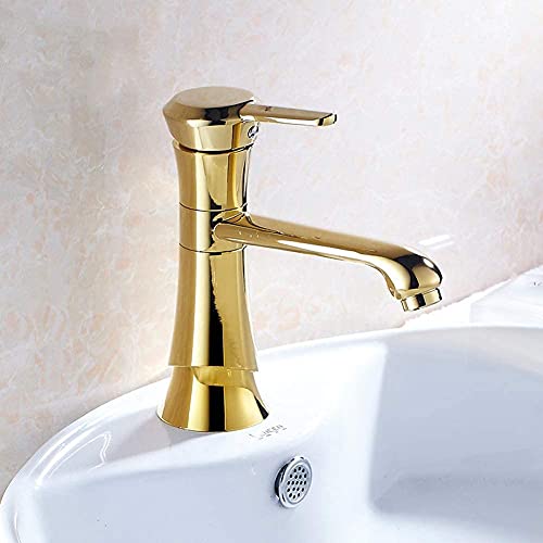 Robinet de cuisine pour évier en laiton chic avec mitigeur eau chaude et froide design moderne