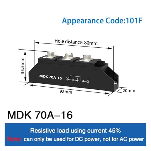 Module de diode à roue libre MDK empêche l'inversion de courant DC - 3