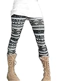 Damen Bedruckte Hose Leggings, dünn, atmungsaktiv, slim fit, leicht und modisch.