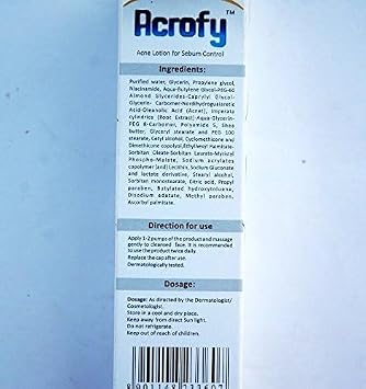 Acrofy Acne Lotion for Sebum Control
