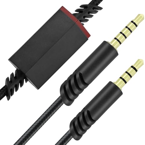 Cable auxiliar 3.5mm jack trrrs a trrs 2m para Astro A40 miniatura 6