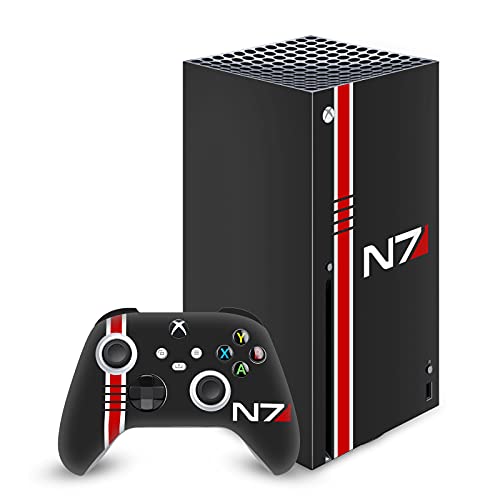 Autocollant Xbox Series X Mass Effect Logo N7 Graphiques Légendaires EA Bioware