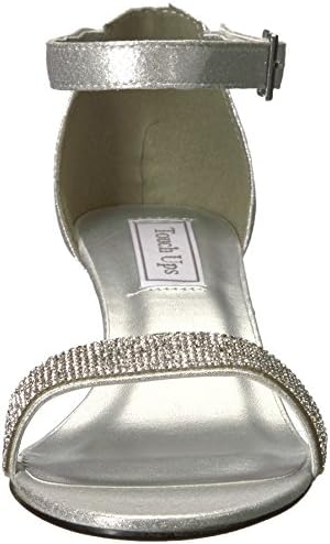 Touch Ups Women's Isadora Heeled Sandal, Silver, 7 M US | Image 1