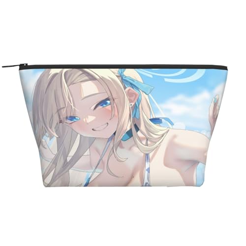 化粧ポーチ ブルーアーカイブ 一之瀬アスナ 小銭入れ コインケース メイクポーチ おしゃれ 四角 大容量 軽量 レディース メンズ 小物収納 財布 コンパクト 収納袋 人気 個性 おしゃれ 多機能 軽量 化粧バッグ 化粧品収納 洗面用具入れ 旅行グッズ 出