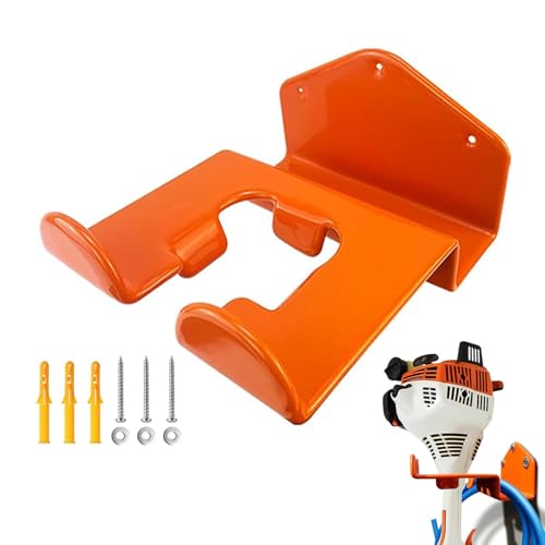 MAYIT Weedeater Hanger Garden Power Tool Hanger Wall Mounted Weed Wacker Hooks for Grass Trimmer, Hedge Trimmer, Garage Wall, Garage Trimmer, Garden Tools(1)