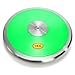 Goaste 2 Pack 1 KG Nylon Discus, Track and Field Discus for Men Women, Sports Training Discus Equipment with Steel Rim for Beginners, Competition & Outdoor Practice (Green)