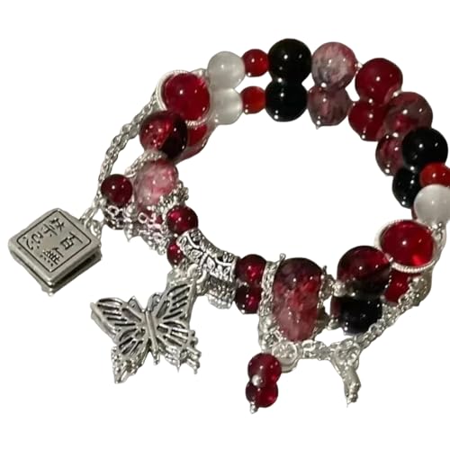 Accessoires d’Halloween chaîne de mains en cristal rouge pour déguisement