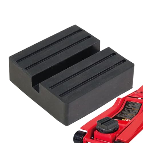 Adaptador de enchufe de suelo – Bloque de soporte para adaptador de soldadura de riel | Herramienta de reparación cuadrada de riel de goma resistente para vehículos, camiones y pisos