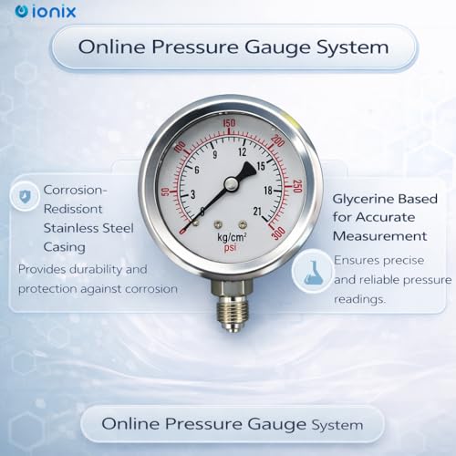 IONIX 2.5 inch Water Pressure Gauge - Image 4