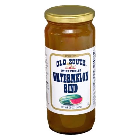 Old South Sweet Pickled Watermelon Rind 20 Oz Jar (2 Pack) Cover