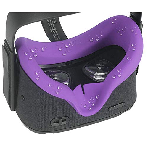 Flow.month Silikon VR Gesichtsmaske für Oculus Quest VR Headset Sweatproof Waterproof Replacement Face Pads – Bild 3