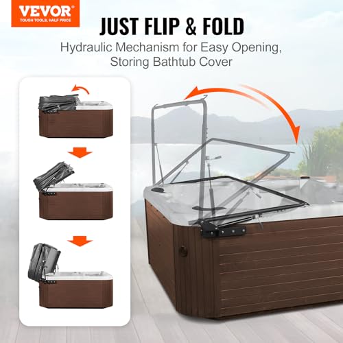 Vevor 12.6 LBS HOT TUB COVER LIFT Hot Tub Cover Lift, Spa Cover Lift thumb #1